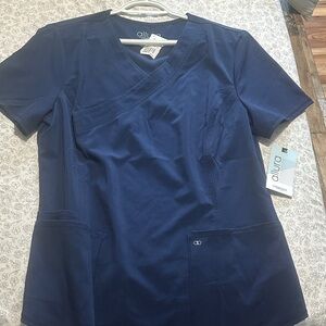 Cherokee Women's Blue Scrub Top